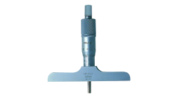 128-104 - Hloubkoměr mikrometrický  0-25 mm , můstek 101 mm