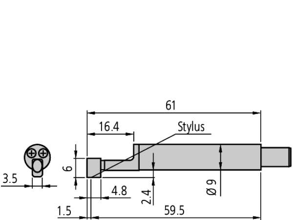 178-296 - hrot drsnoměru SJ 201, SJ 301 (poloměr hrotu 2 µm)