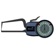 Číselníkový úchylkoměr s měřicími rameny pro vnější měření 0-20mm - 209-406