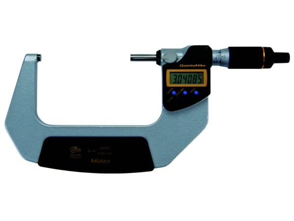 293-188-30 - Digitální třmenový mikrometr se stoupáním vřetene 2 mm, 3-4 inch bez výstupu dat