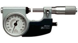 510-123 - mikrometr třmenový s přesným úchylkoměrem 50-75 mm