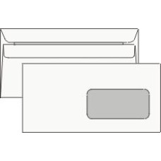 Obálka DIN DL samolepící s okénkem, 110 x 220mm - OBDLOK