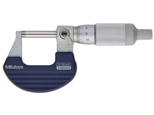 102-701 - Mikrometr s řehtačkovým bubínkem 0-25mm/0,01mm