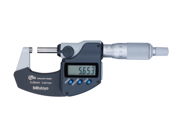 293-230-30 - Mikrometr třmenový digitální 0-25 mm, IP-65, s výstupem dat